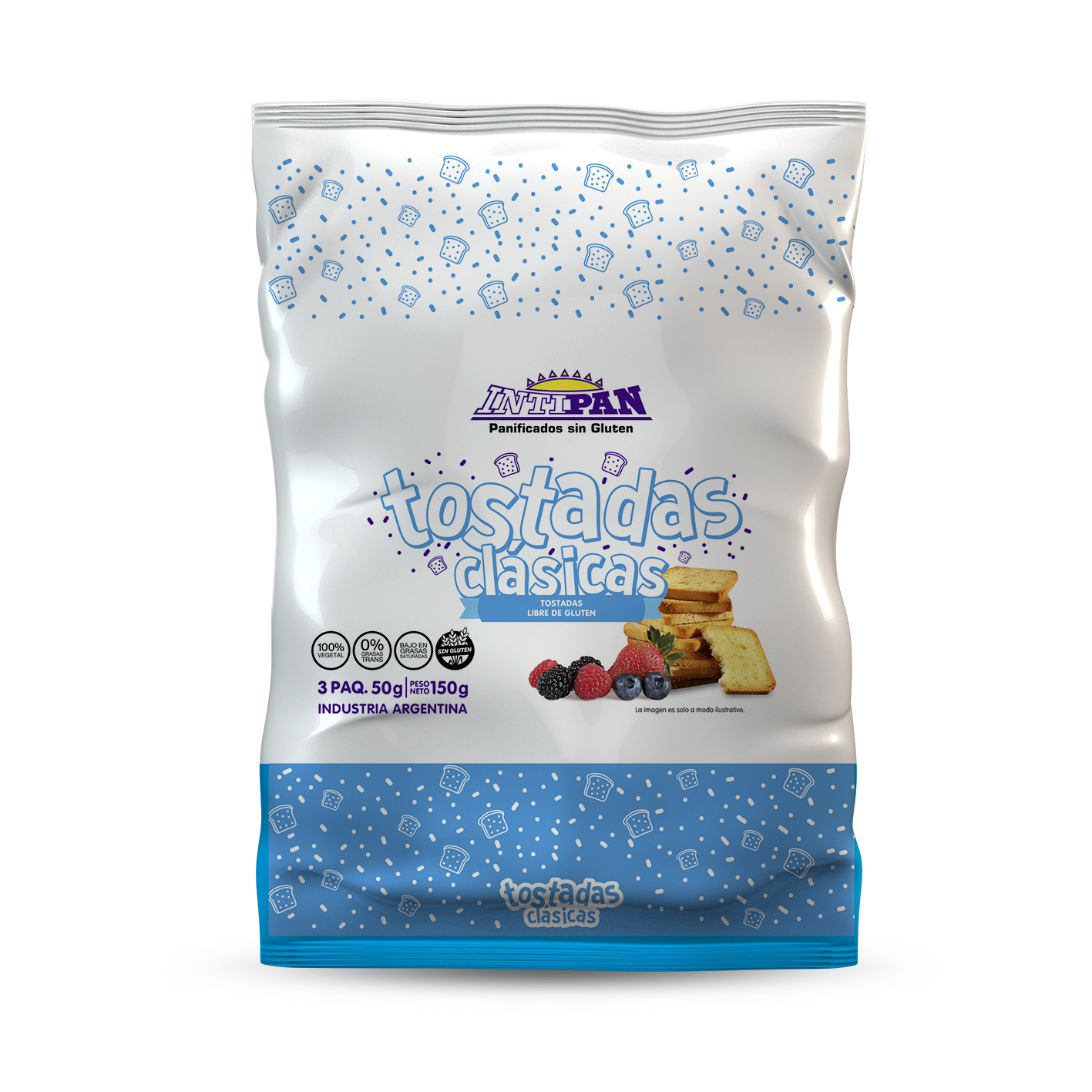 Tostadas Clásicas Sin Gluten INTIPAN